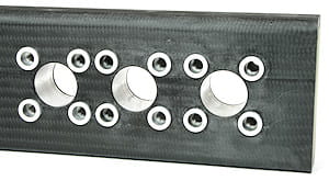 aerospace tolling made of carbon fiber