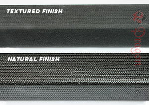Textured vs. Natural Carbon Fiber Finish