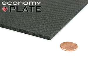 Picture for category 1/4" Economy Carbon Fiber Sheets