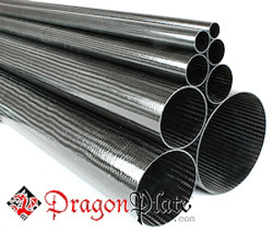 Picture for category Braided Standard Carbon Fiber Round Tubes