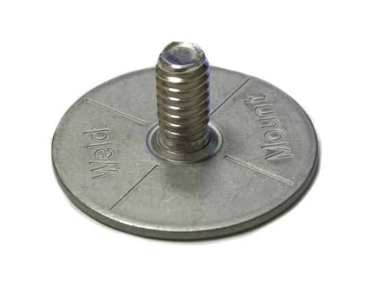 Picture of Stainless Panel Stud - 1/4"-20 thread - 0.5" tall