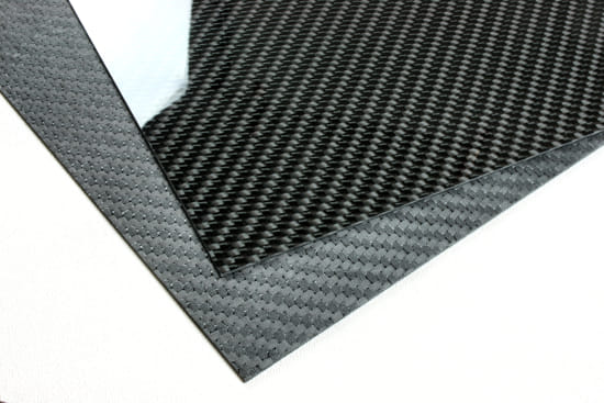 Economy Solid Carbon Fiber Sheet ~ 1/32" x 24" x 24"