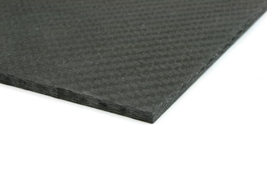 Economy Solid Carbon Fiber Sheet ~ 1/4" x 12" x 24"