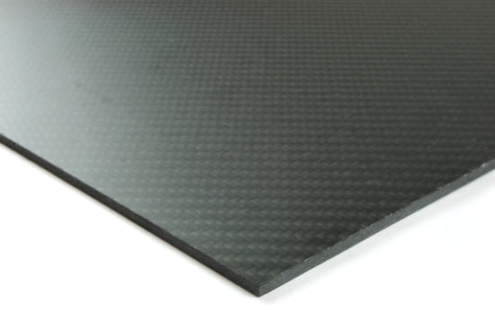 0/90 Degree Carbon Fiber Twill/Uni Sheet ~ 3/32" x 24" x 24"