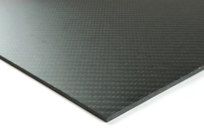 Quasi-isotropic Carbon Fiber Twill/Uni Sheet ~ 1/8" x 12" x 24"