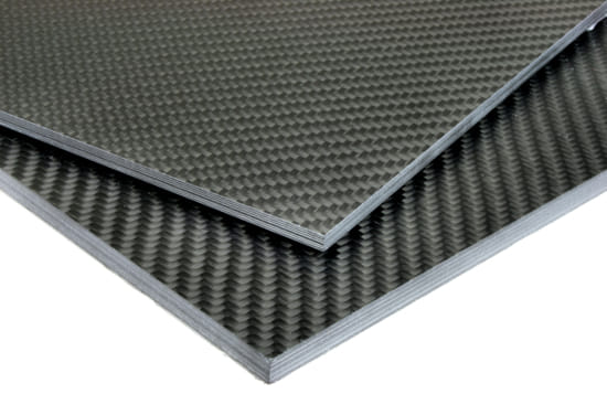 Quasi-isotropic Carbon Fiber Twill/Uni Sheet ~ 1/2" x 24" x 24"