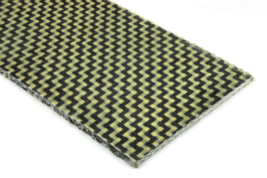 Carbon/Kevlar Hybrid Sheet