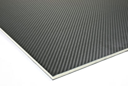 Carbon Fiber Prepreg LAST-A-FOAM® Core Sheet 0.5" x 24" x 24"