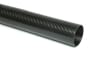 Carbon Fiber Roll Wrapped Twill Tube ~ 1.625" ID x 48", Gloss Finish