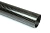 Carbon Fiber Roll Wrapped Twill Tube ~ 1.875" ID x 48", Gloss Finish
