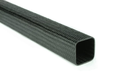 Braided EconomyTube™ Carbon Fiber Square Tubing ~ 0.75" x 0.75" x 48"