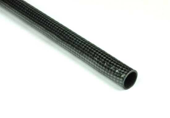 Axially Optimized Braided Carbon Fiber Tube ~ 0.5" ID x 48"