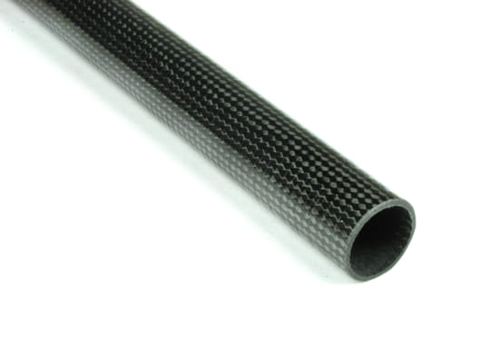 Axially Optimized Braided Carbon Fiber Tube ~ 0.75" ID x 48"