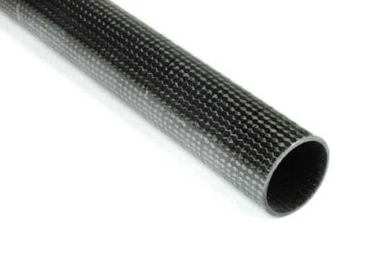 Axially Optimized Braided Carbon Fiber Tube ~ 1" ID x 48"