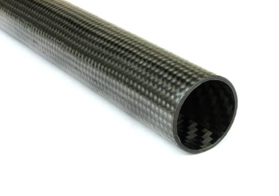 High Modulus Braided Carbon Fiber Tube ~ 0.5" ID x 72"