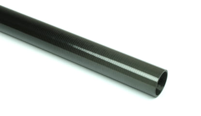 Carbon Fiber Roll Wrapped Uni Tube ~ 0.625" ID x 72", Gloss Finish